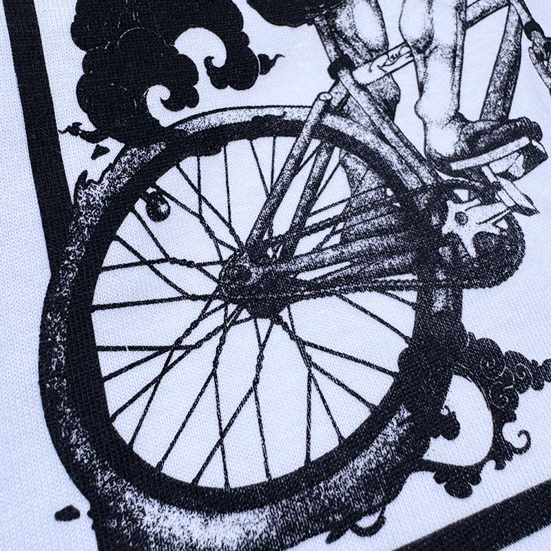 Hand Printed by Nakase, T-shirts Square Oni