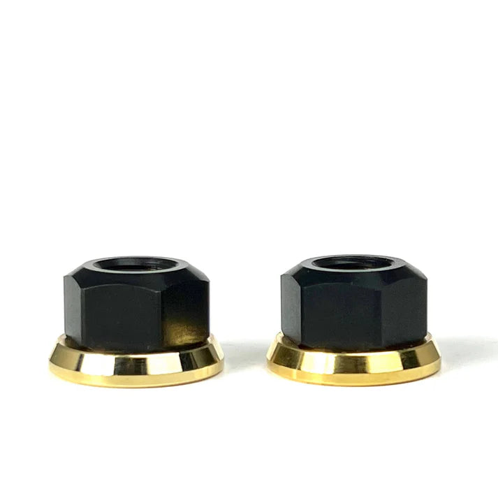 RUNWELL ELITE HUB NUT Black/Gold /Made in Japan