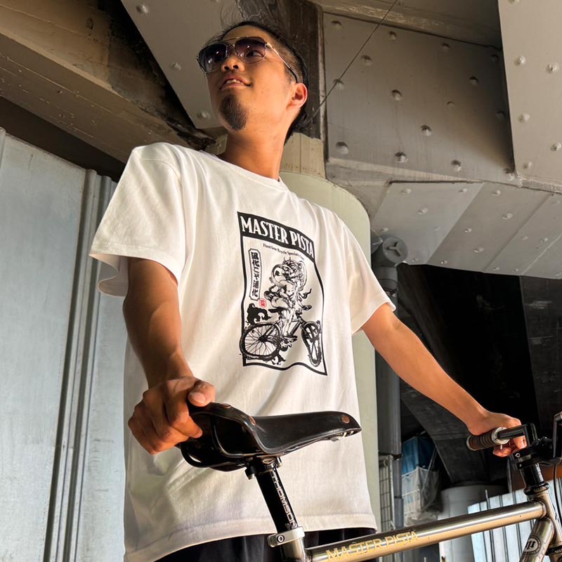 Hand Printed by Nakase, T-shirts Square Oni