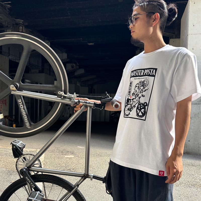 Hand Printed by Nakase, T-shirts Square Oni