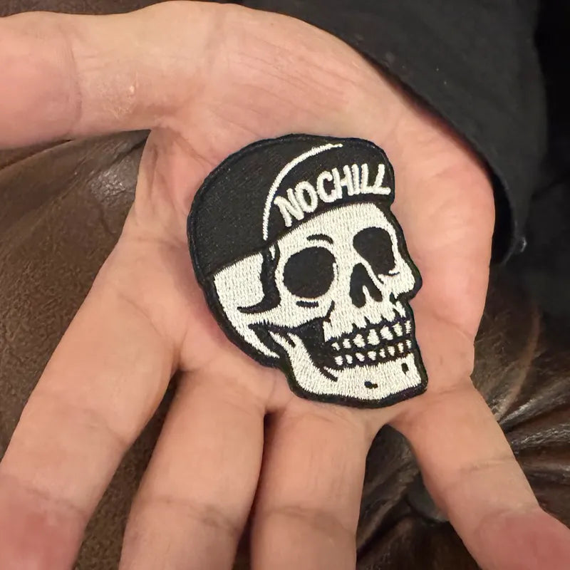 刺繍ワッペン - NO CHILL