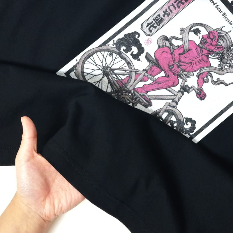 Tshirts - ピストじじい(背面プリント)