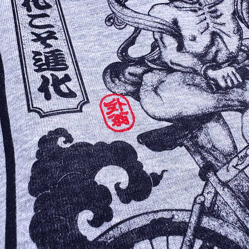 【じじいお手製】Tシャツ『 スクエア鬼』